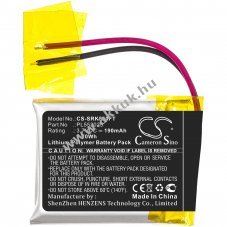 Helyettes�t� zsebl�mpa akku 550R/PL552025 190mAh 0.7Wh