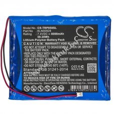 Helyettes�t� m�r�m�szer akku SPS855 KLN00928 8000mAh 59.2Wh modul�ris vev�