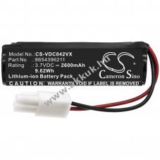 Helyettes�t� porsz�v� akku Vileda Quick & Clean 8654396211 2600mAh 9.62Wh 3.7V