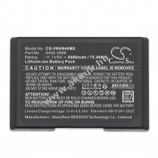 Helyettes�t� orvosi eszk�z akku Bladderscan 9400 0400-0066 6800mAh 75.48Wh