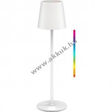 Goobay vezet�k n�lk�li LED asztali l�mpa M 38cm RGBW �rint�svez�rl�s 3W 160lm IP44 3000K