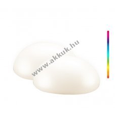 Goobay 2db/csomag LED napelemes dekor k� 24cm M RGBW k�lt�ri 10lm 3,7V 600mAh IP44