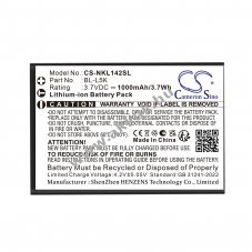 Helyettes�t� telefon akku Nokia 105+ 2022 BL-L5K 3.7V 1000mAh Li-ion