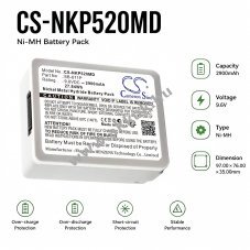 Helyettes�t� orvosi eszk�z akku Nihon Kohden BSM1700 SB-671P 2900mAh 27.84Wh