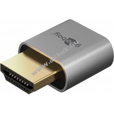 Goobay HDMI EDID emul�tor 4K@60Hz kompakt monitor-emul�tor HDMI-A