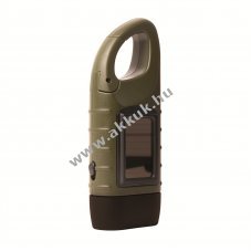Entac LED Dinam�s szol�r zsebl�mpa, 15lm