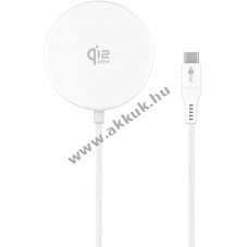 Goobay Wireless Charger magnetikus Qi 2.2 25W �llv�nyos vezet�k n�lk�li t�lt�