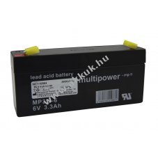 Helyettes�t� akku AKKUmed 6V 3300mAh GH633 633178/633178CR V100 Dinamap proCare100/300/320/420 Pb