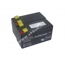 Helyettes�t� akku Wissner-Bosserhoff Multicare Image 3 Type 8214-3040 12V 1200mAh �lomAkku