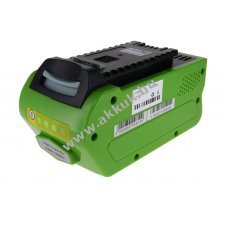 Helyettes�t� akku Greenworks G-MAX 40V 36V 4000mAh Li-Ion