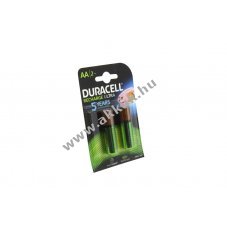 Duracell Recharge Ultra AA Mignon ceruza akku 1,2V 2500mAh 2db/csomag NiMH