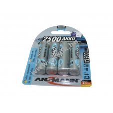 Ansmann maxE AA Mignon ceruza akku 1,2V 2500mAh 4db/csomag NiMH