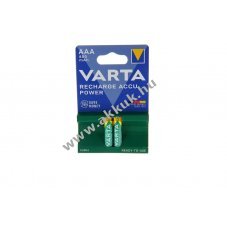 Varta Ready2Use AAA (micro) akku 1,2V 800mAh 2db/csomag NiMH