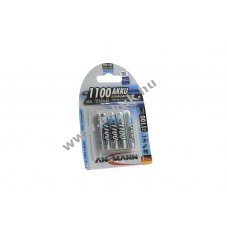 Ansmann AAA (mikro) akku 1,2V 1100mAh 4db/csomag NiMH