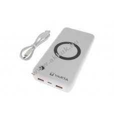 VARTA Vezet�k n�lk�li Power Bank 20000mAh 3,7V 74Wh 20W USB-C 10W Li-Polymer
