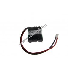 Helyettes�t� akku AA (ceruza) 3,6V 1600mAh egyoldali 20cm k�bel JST VHR-2N NiMH
