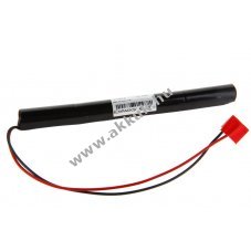 Helyettes�t� akku A-Size 4,8V 2100mAh egyoldali k�bel 25cm 200x17mm NiMH