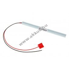 Helyettes�t� akku v�sz- �s biztons�gi vil�g�t�s AA Mignon ceruza 4,8V 1600mAh NiMH