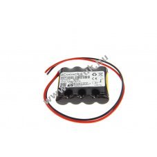 Helyettes�t� akku v�sz- �s biztons�gi vil�g�t�s AA Mignon ceruza 4,8V 800mAh NiCd
