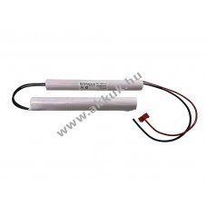 Helyettes�t� akku v�sz- �s biztons�gi vil�g�t�s A-Size 7,2V 2100mAh 2x3 cell�s NiMH