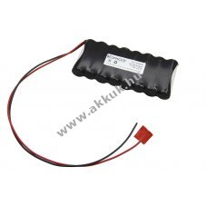 Helyettes�t� akku AA 9,6V 800mAh v�sz- �s biztons�gi vil�g�t�s NiCd
