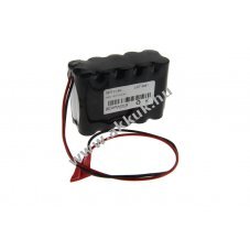 Helyettes�t� akku NC v�sz- �s biztons�gi vil�g�t�s AA 12V 800mAh 2x5 25cm NiCd