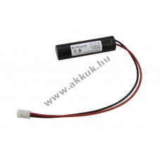 Helyettes�t� akku NC Sub C 2,4V 1800mAh v�sz- �s biztons�gi vil�g�t�s NiCd