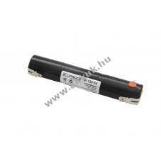 Helyettes�t� akku NC Sub C 3,6V 2000mAh v�sz- �s biztons�gi vil�g�t�shoz