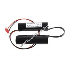 Helyettes�t� akku NC Sub C 4,8V 1800mAh v�sz- �s biztons�gi vil�g�t�s