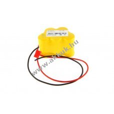 Helyettes�t� akku v�sz- �s biztons�gi vil�g�t�shoz Sub C 6V 2500mAh NiMH