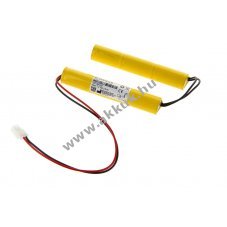 Helyettes�t� akku Sub C 7,2V 2500mAh v�sz- �s biztons�gi vil�g�t�shoz NiMH