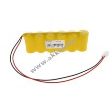 Helyettes�t� akku NC v�sz- �s biztons�gi vil�g�t�s Sub C 7,2V 1600mAh