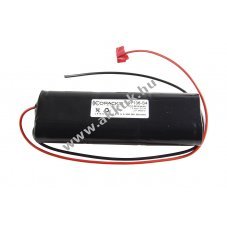 Helyettes�t� akku NC Sub C 7,2V 2000mAh v�sz- �s biztons�gi vil�g�t�s