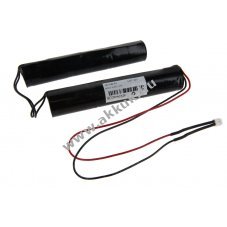 Helyettes�t� akku NC Sub C 7,2V 1,8Ah 1db (2x3 cella) JST csatlakoz�