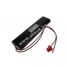 Helyettes�t� akku NC Sub C 9,6V 1700mAh v�sz- �s biztons�gi vil�g�t�s