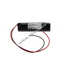 Helyettes�t� akku NC v�sz- �s biztons�gi vil�g�t�s D (g�li�t) 2,4V 4000mAh