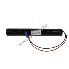 Helyettes�t� akku NC akkupakk v�sz- �s biztons�gi vil�g�t�s D (g�li�t) 4,8V 4500mAh