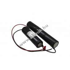 Helyettes�t� akku NC v�sz- �s biztons�gi vil�g�t�s D (g�li�t) 6V 4000mAh