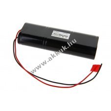 Helyettes�t� akku NC D (g�li�t) 7,2V 4500mAh dupla oszlop 2x3 High Temp 30cm vezet�k
