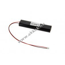 Helyettes�t� akku v�sz- �s biztons�gi vil�g�t�shoz 4/3A-Size 4,8V 4000mAh NiMH