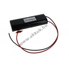 Helyettes�t� akku 7/5 Cs m�ret 4,8V 4000mAh v�sz- �s biztons�gi vil�g�t�s NiMH