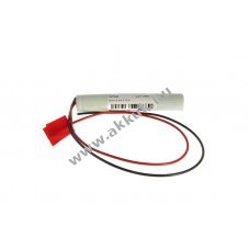 Helyettes�t� akku v�sz- �s biztons�gi vil�g�t�shoz 2/3AA 3,6V 750mAh NiMH