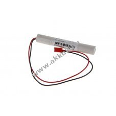 Helyettes�t� akku 1/2 AA 4,8V 600mAh v�sz- �s biztons�gi vil�g�t�s NiMH