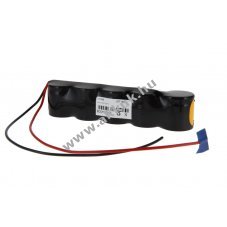 Helyettes�t� akku NC v�sz- �s biztons�gi vil�g�t�shoz 1/2D-Size 6V 2200mAh