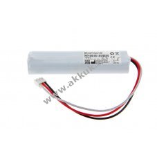 Helyettes�t� akku 6,4V 3000mAh 19,2Wh 20cm k�bellel csatlakoz�val Fischer LiFePO4