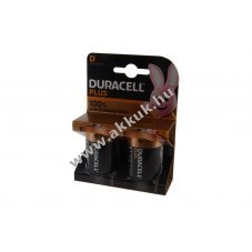 Duracell Plus MN1300 LR20 D (g�li�t) 1,5V 2db csomag elem alk�li