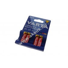 Varta Longlife Max Power AAA (mikro) elem 1,5V 4db/csomag alk�li