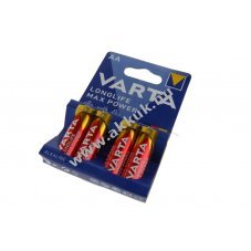Varta Longlife Max Power AA Mignon ceruza LR06 4706 1,5V 4db/csomag elem alk�li