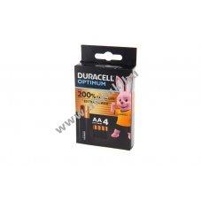 Duracell Optimum AA Mignon ceruza MN1500 LR6 1,5V 4db csomag elem alk�li