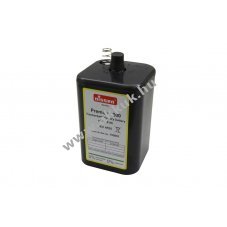 Nissen elem 4R25 spir�lrug�s �rintkez� 6V 7Ah cink-sz�n